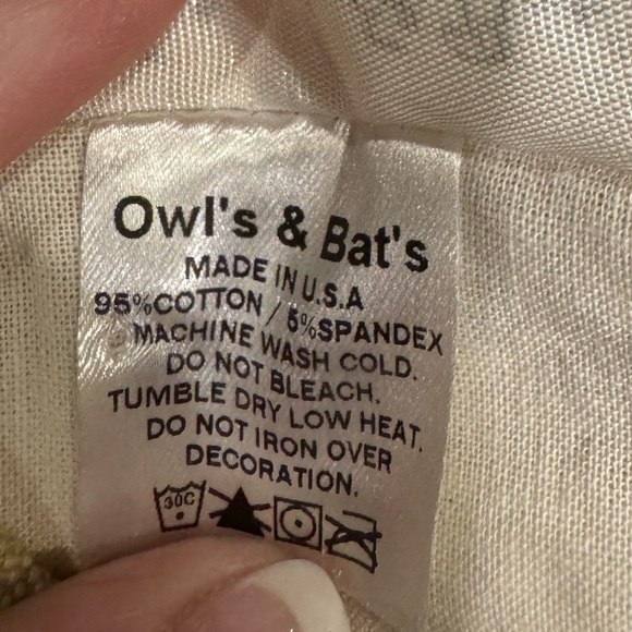 Owls & Bats Girl’s Dress Size 6 Halloween Contrast Fabrics Black Tulle Chevron - Picture 7 of 7